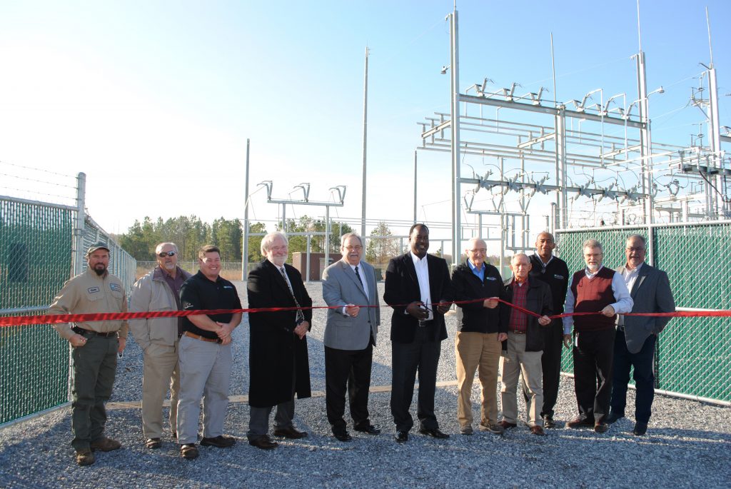 New Burkville Substation Energized Central Alabama Electric Cooperative